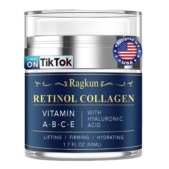 Retinol Cream for Face, Collagen Neck Creams for Tightening and Firming, Anti Ag - Picture 1 of 9